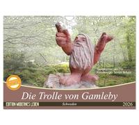 Die Trolle von Gamleby - Schweden - Skulpturen von Jan Pol (Wandkalender 2026 DIN A4 quer), CALVENDO Monatskalender: Entdecken Sie Schwedens sagenumwobene Trolle von Gamleby
