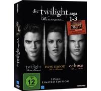 Die Twilight Saga 1-3: Twilight/New Moon/Eclipse [Alemania] [DVD]