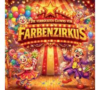 Die Verrückten Clowns vom Farbenzirkus: Lustiges Clown-Malbuch für Kinder mit über 83 Zirkusmotiven. Jede Figur gibt es als Farbbild und passende Ausmalversion