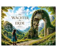 Die Wächter der Erde (Wandkalender 2027 DIN A3 quer), CALVENDO Monatskalender: Wo Geschichte in Stein lebt