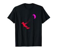 Die Wassersportlerinnen und Kitesurfing passen zusammen Camiseta