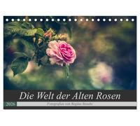 Die Welt der Alten Rosen (Tischkalender 2026 DIN A5 quer), CALVENDO Monatskalender: Malerische Fotografien von alten Rosensorten.