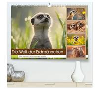 Die Welt der Erdmännchen (hochwertiger Premium Wandkalender 2027 DIN A2 quer), Kunstdruck in Hochglanz: Dieser liebevoll gestaltete Wandkalender ... der wohl neugierigsten Tiere der Wüste.