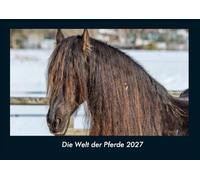 Die Welt der Pferde 2027 Fotokalender DIN A4: Monatskalender mit Bild-Motiven von Haustieren, Bauernhof, wilden Tieren und Raubtieren
