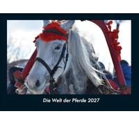 Die Welt der Pferde 2027 Fotokalender DIN A4: Monatskalender mit Bild-Motiven von Haustieren, Bauernhof, wilden Tieren und Raubtieren