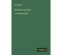 Die Witwe von Pisa: in Großdruckschrift