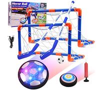 Diealles Shine Balón Fútbol Flotante Pelota de Air Fútbol con Protectores de Espuma Suave y Luces LED, Juguete Deportivo para Niños de 3, 4, 5, 6, 7, 8, 9-12 Años