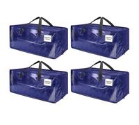Diealles Shine Bolsas Mudanza, Pack de 4 92L Bolsa Organizadora Gruesa de Gran Tamaño, Cajas de Almacenamiento, Cajas de Mudanza para Viajes Transporte Mudanza Camping