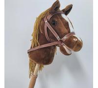 Diealles Shine Hobby Horse, Caballo de Palo con Cabestro y Brida, Caballos de Juguete para Niños Regalo