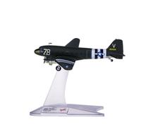 Diecast 1/87 Escala para Douglas C-47A Avión De La Segunda Guerra Mundial Modelo Fuerza Aérea EE. UU. Juguete para Regalo Coleccionable para Adultos Juego de Pasatiempos en Miniatura