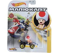 DieCast - GJH63 - Modelo de Kart de seta de Super Mario Kart Die Cast - Multicolor - 1/64 5 cm