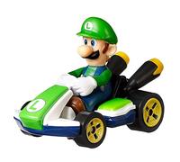DieCast Hotwheels Luigi Standard Kart 1:55 Escala Super Mario Kart