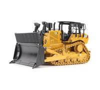 Diecast Masters Bulldozer Caterpillar D8 a escala 1:50 (configuración de manipulador de residuos) | High Line Series Cat Trucks & Construction Equipment Model 85758