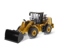 Diecast Masters Cargador de ruedas Caterpillar a escala 1:64 de 950 m con horquilla para troncos + accesorio de cubo (viene con 2 postes de tronco) modelo 85635 | Play & Collect Series Cat