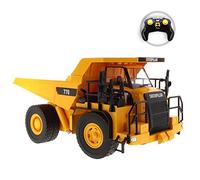 Diecast Masters 25006 - Camión de minería teledirigido Caterpillar RC 770, camión volquete Cat como vehículo de construcción Realista en 1:24, Aprox. 33,5 x 18,5 x 16,5 cm, Alcance de Aprox. 25 m, 8+