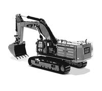 Diecast Masters 85547 - Cat 390F L Hydraulic Excavator Gunmetal, Escala 1:50, a Partir de 14 años, en Caja de Lata, Adecuado para coleccionistas