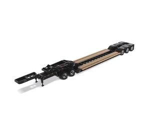 Diecast Masters 91033 - XL 120 Low-Profile HDG Trailer with Boosters and Jeep, Scale 1:50, from 14 Years, in Display Window Box, Suitable for Collectors
