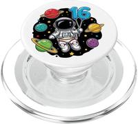 Dieciséis Cumpleaños Astronauta Planetas 16 Lindo Espacio PopSockets PopGrip para MagSafe