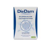 DieDam Probiótico en cápsulas 8 especies 3.000 millones 100% vegetal 30 cápsulas