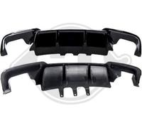 DIEDERICHS 1225557 Difusor trasero posterior Spoiler del parachoques trasero Splitter trasero Faldón trasero
