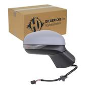 DIEDERICHS 1432324 Espejo retrovisor calefactable convexo espejo completo para ajuste elect. espejo abatible eléctricamente preparado para aviso de ángulo muerto derecha Compatible con FORD