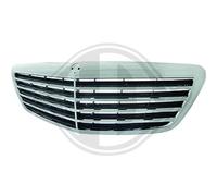 DIEDERICHS 1647040 Rejilla delantera cromo/negro Compatible con MERCEDES-BENZ Clase S Sedán W221