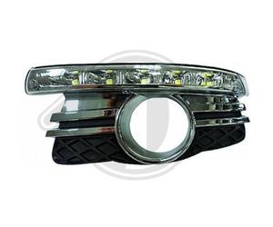 DIEDERICHS 1672688 Juego de luces circulación diurna con rejilla incorporada transparente