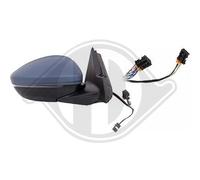 DIEDERICHS 1836124 Espejo retrovisor calefactable para ajuste elect. espejo convexo abatible eléctricamente con iluminación ambiental con sensor de temperatura derecha