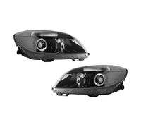 Juego De Faros LED DRL LHD Claros Negros Para VW Golf IV 97-03