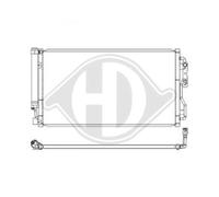 DIEDERICHS Condensador Acondicionado Con Secadora para BMW 3er F30 F80 DCC1579
