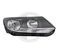 DIEDERICHS Faro Delantero Izquierdo Halógeno para VW Tiguan 5N PY21W H15 H7