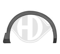 DIEDERICHS Guardabarros Arco Fender Delante Derecho Negro Para Peugeot 3008 SUV