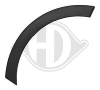 DIEDERICHS Guardabarros Radlauf Fender Delante Derecho Negro Para Ford Transit