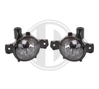 DIEDERICHS Juego de Faros Antiniebla Ambos Lados Con Soporte para BMW 1er E87