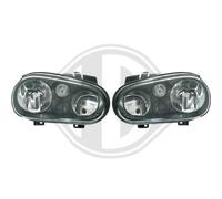 DIEDERICHS Juego de Faros Halógeno Izquierda Derecha para VW Golf IV 1J1