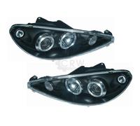 DIEDERICHS Juego de Faros Izquierda Derecha Halógeno para Peugeot 206cc Motor De