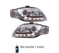 DIEDERICHS Juego De Faros Izquierdo Derecho Halógeno Para Audi A4 8EC B7