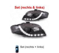 DIEDERICHS Juego De Faros Izquierdo Derecho Halógeno Para Audi A4 8EC B7