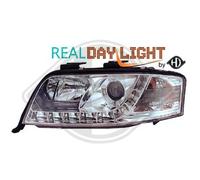 DIEDERICHS Juego De Faros Izquierdo Derecho Halógeno Para Audi A6 Avant 4B