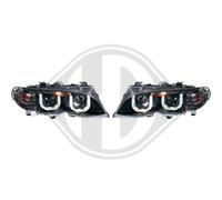 DIEDERICHS Juego De Faros Izquierdo Derecho Halógeno Para BMW 3er Touring E46