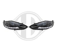 DIEDERICHS Juego De Faros Izquierdo Derecho Halógeno Para Ford Fiesta VI