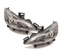 DIEDERICHS Juego De Faros Izquierdo Derecho Halógeno Para Peugeot 207 CC WD
