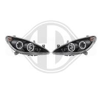 DIEDERICHS Juego De Faros Izquierdo Derecho Halógeno Para Peugeot 307 3A/C 3H
