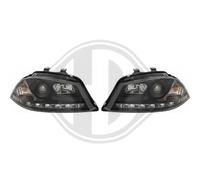 DIEDERICHS Juego De Faros Izquierdo Derecho Halógeno Para Seat Ibiza III 6L1