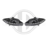 DIEDERICHS Juego De Faros Izquierdo Derecho Halógeno Para Seat Leon 1P1 Altea
