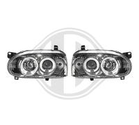 DIEDERICHS Juego De Faros Izquierdo Derecho Halógeno Para VW Golf III 1H1 1H5