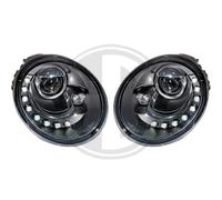 Faros Proyector LHD Par DRL LED Dragón Claro Negro Para VW New Beetle 98-05