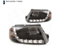 Par De Faros Proyector LHD LED Dragón Claro Negro H1 H1 Para VW Passat 00-05