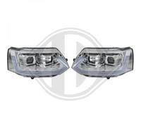 DIEDERICHS Juego de Faros para VW Multivan V 7HM 7HN 7HF 7EF 7EM 7EN
