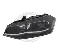 DIEDERICHS LED Faro Principal Izquierdo Con Servomotor para VW Polo Bj.17-21